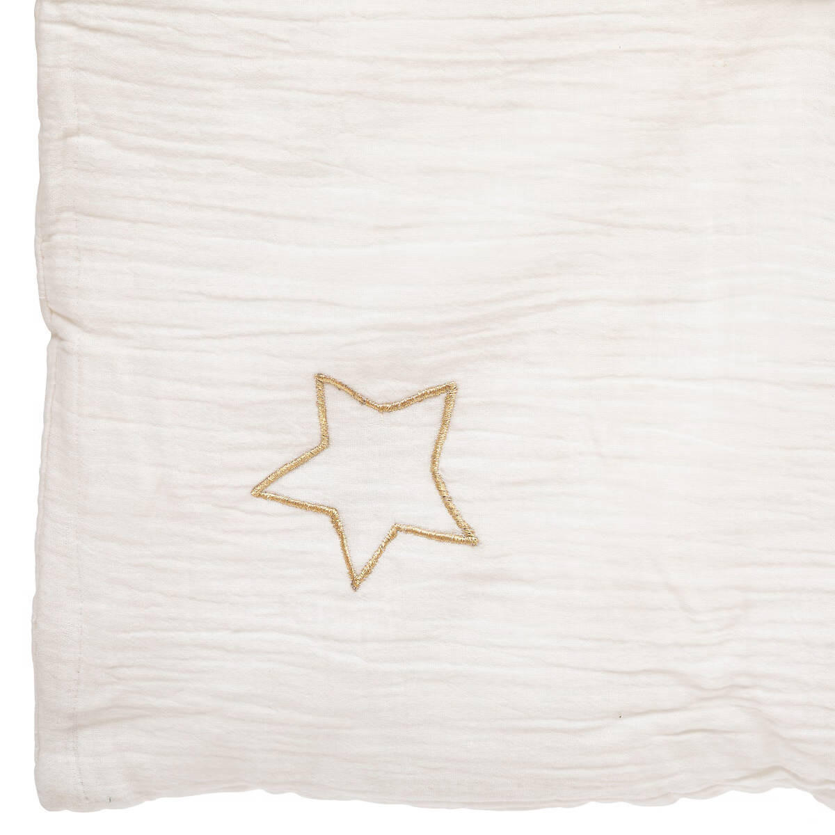 TAGESDECKE Lili 100/140 cm - Weiß, Naturmaterialien (100/140cm) - Atmosphera for kids