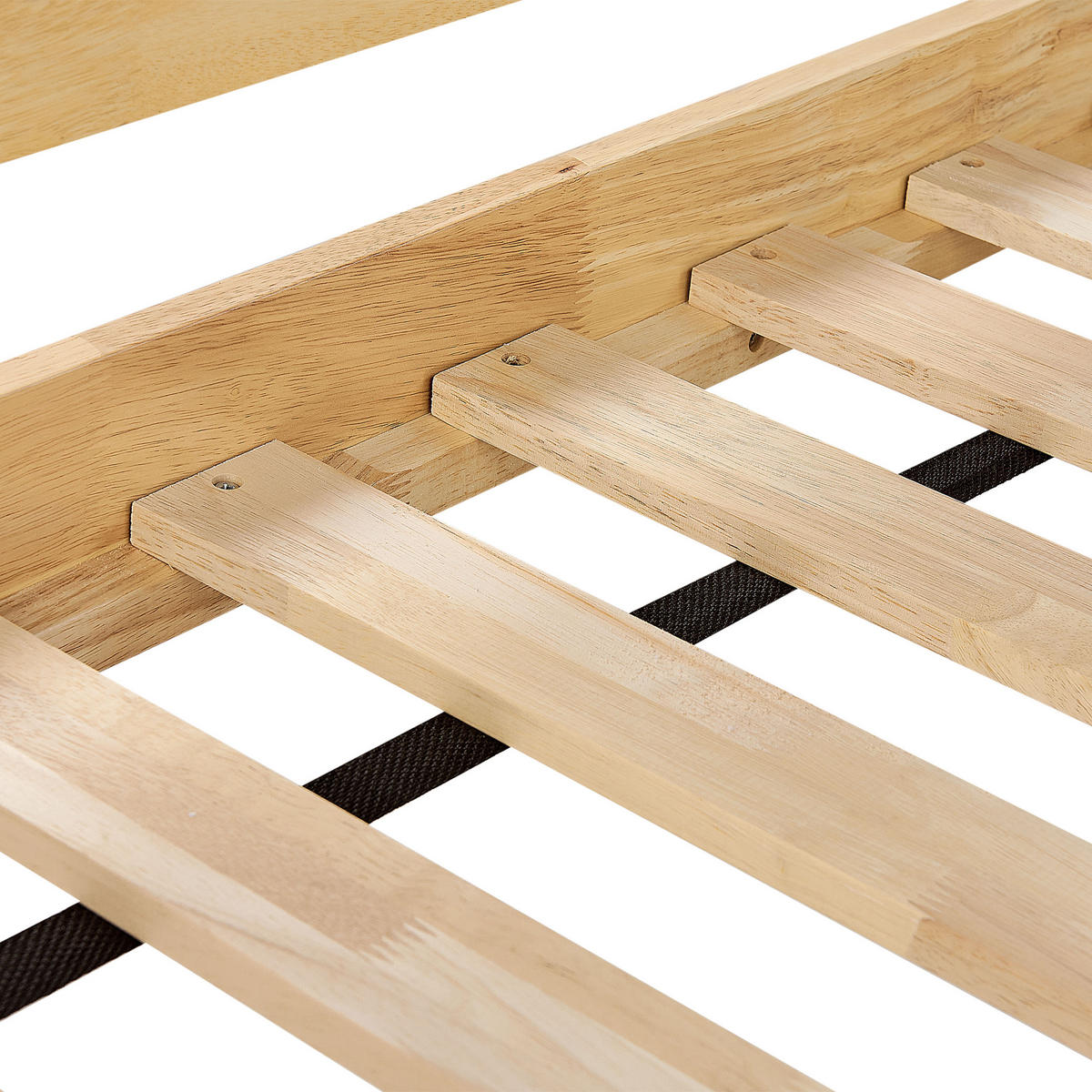HALBHOCHBETT 90x200 cm Heller Holzfarbton Peipin - Hellbraun, Holz (90/200cm) - Beliani