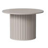 COUCHTISCH Zante Graubeige 70 cm - Taupe/Schwarz, Holzwerkstoff (70/70/46.7cm) - Selsey