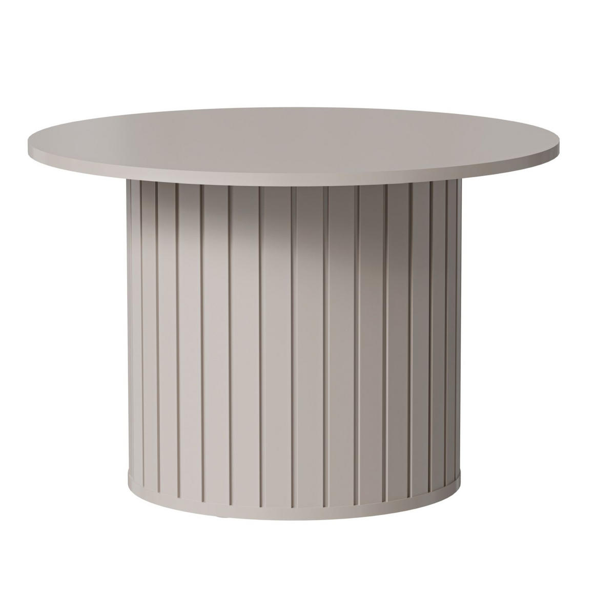 COUCHTISCH Zante Graubeige 70 cm - Taupe/Schwarz, Holzwerkstoff (70/70/46.7cm) - Selsey