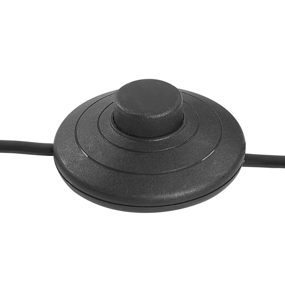 STEHLAMPE Nitra 45/45/142 cm - Schwarz, Holz (45/45/142cm) - Beliani