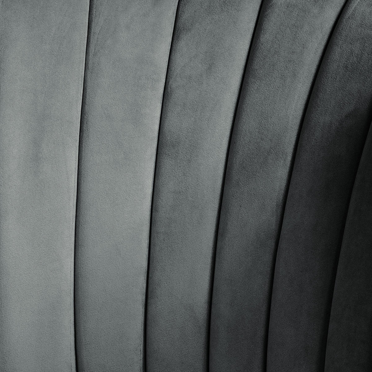 SESSEL - Samt - Braun/Grau, Birkenholz/Textil (61/81/66cm) - home24