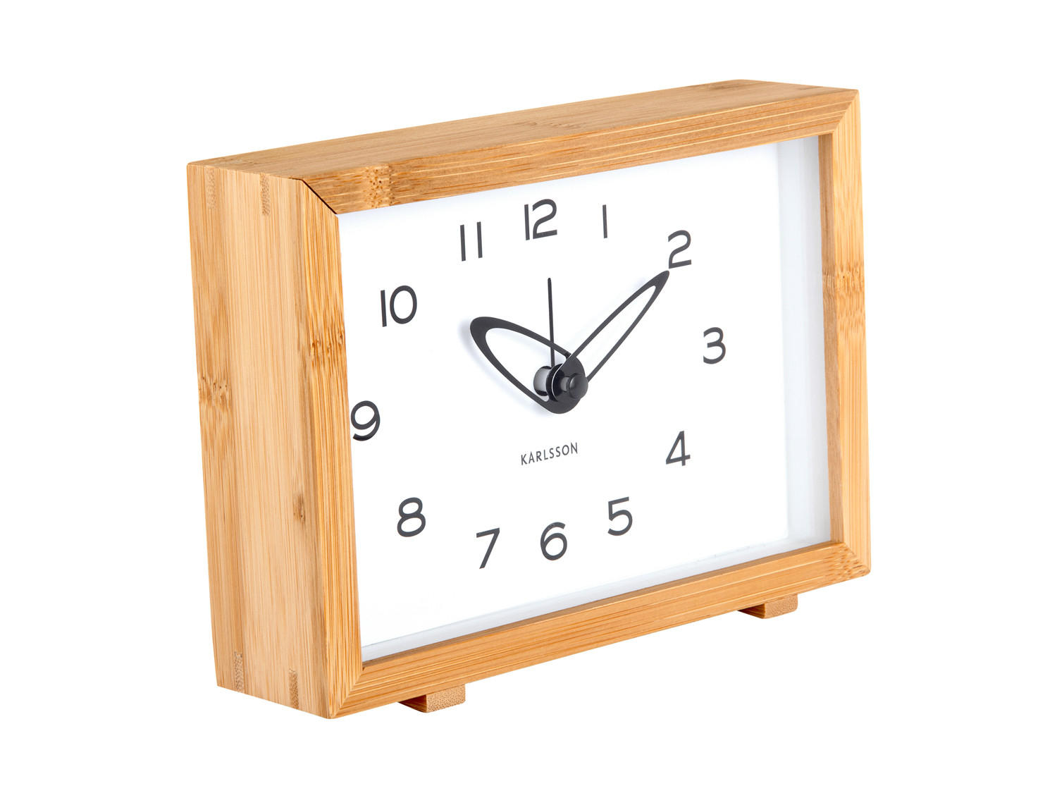 WECKER Tipico Weiß 19/19/13.8 cm - Weiß, Naturmaterialien (19/13.8/19cm) - Karlsson