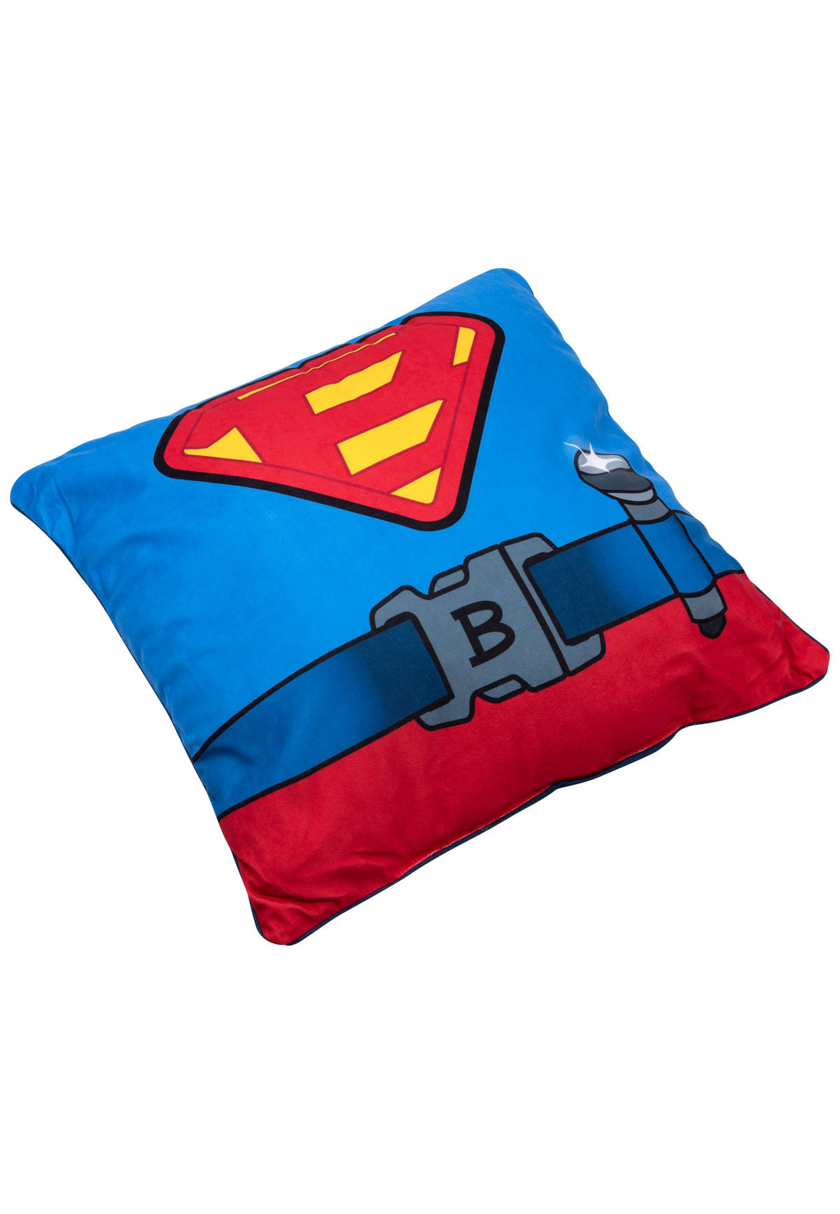 ZIERKISSEN DC Comics Superman Mehrfarbig 40 x 40 cm - Blau, Textil (40/40cm) - United Labels