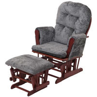 RELAXSESSEL Grau, Braun - Braun/Grau, Textil (75/100/71cm) - MCW