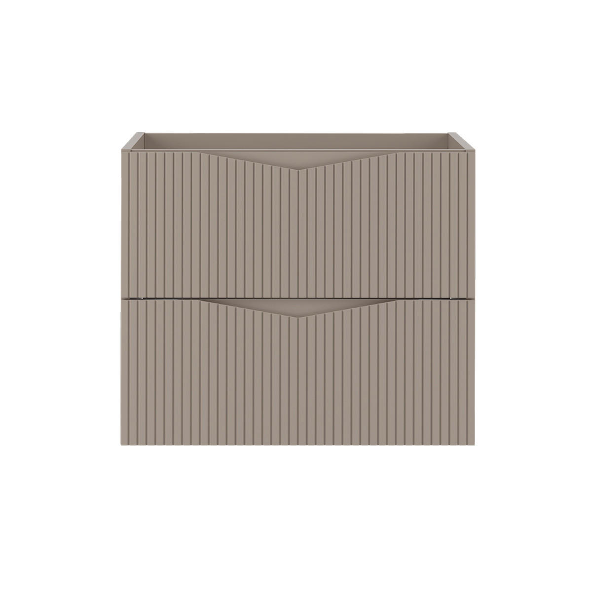WASCHTISCHUNTERSCHRANK 60cm Tao Kaschmir - Beige, Holzwerkstoff (60/50/46.5cm) - Petits-meubles