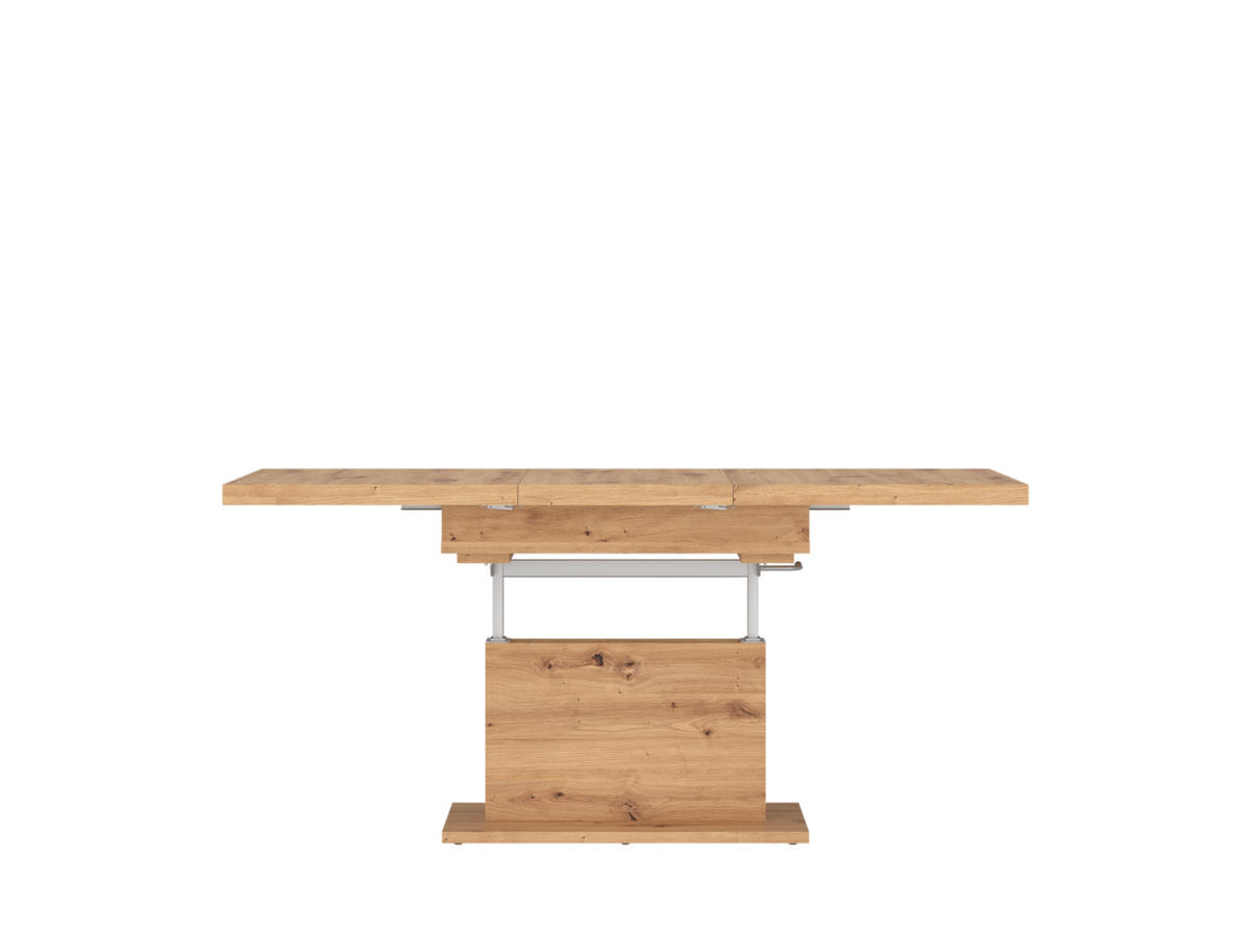 COUCHTISCH rechteckig ausziehbar höhenverstellbar 110/70/58 cm - Eiche Artisan, Holzwerkstoff (70/110/58cm) - designimpex