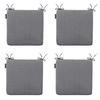 SITZKISSEN Panama 40/40 cm 4er-Set - Grau, Textil (40/4/40cm) - Madison