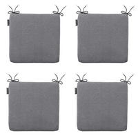 SITZKISSEN Panama 40/40 cm 4er-Set - Grau, Textil (40/4/40cm) - Madison