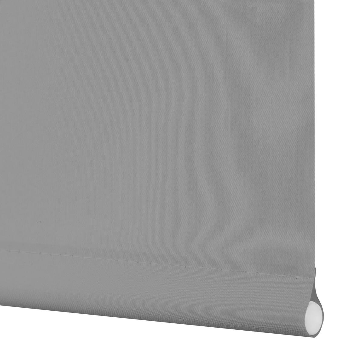 SEITENZUGROLLO lichtdurchlässig Basico - Grau, Textil (90/250/250cm) - VIEWTEX