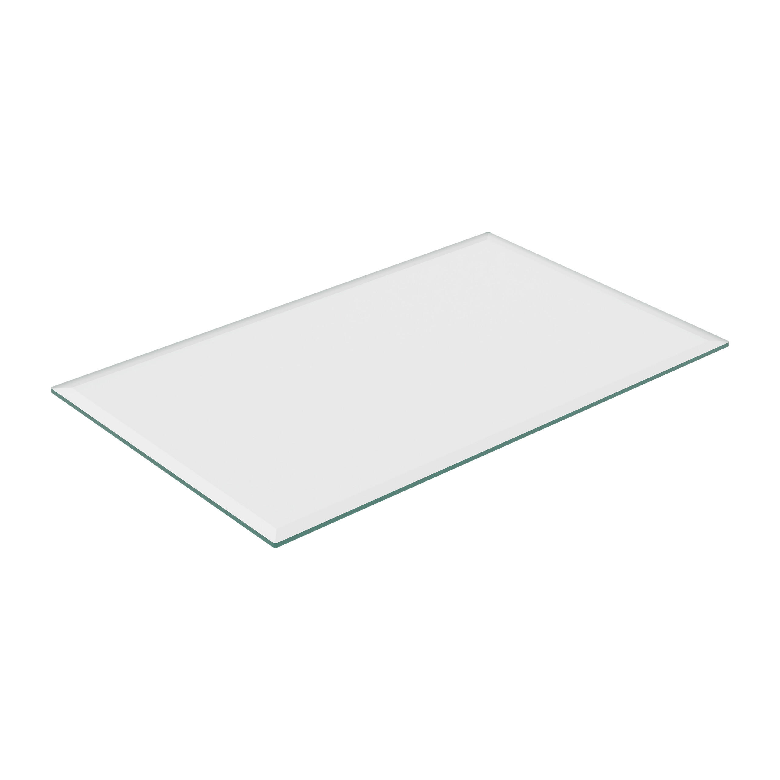 GLASPLATTE - Transparent, Glas (100/0.8/62cm) - Relaxdays