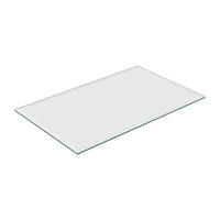 GLASPLATTE - Transparent, Glas (100/0.8/62cm) - Relaxdays
