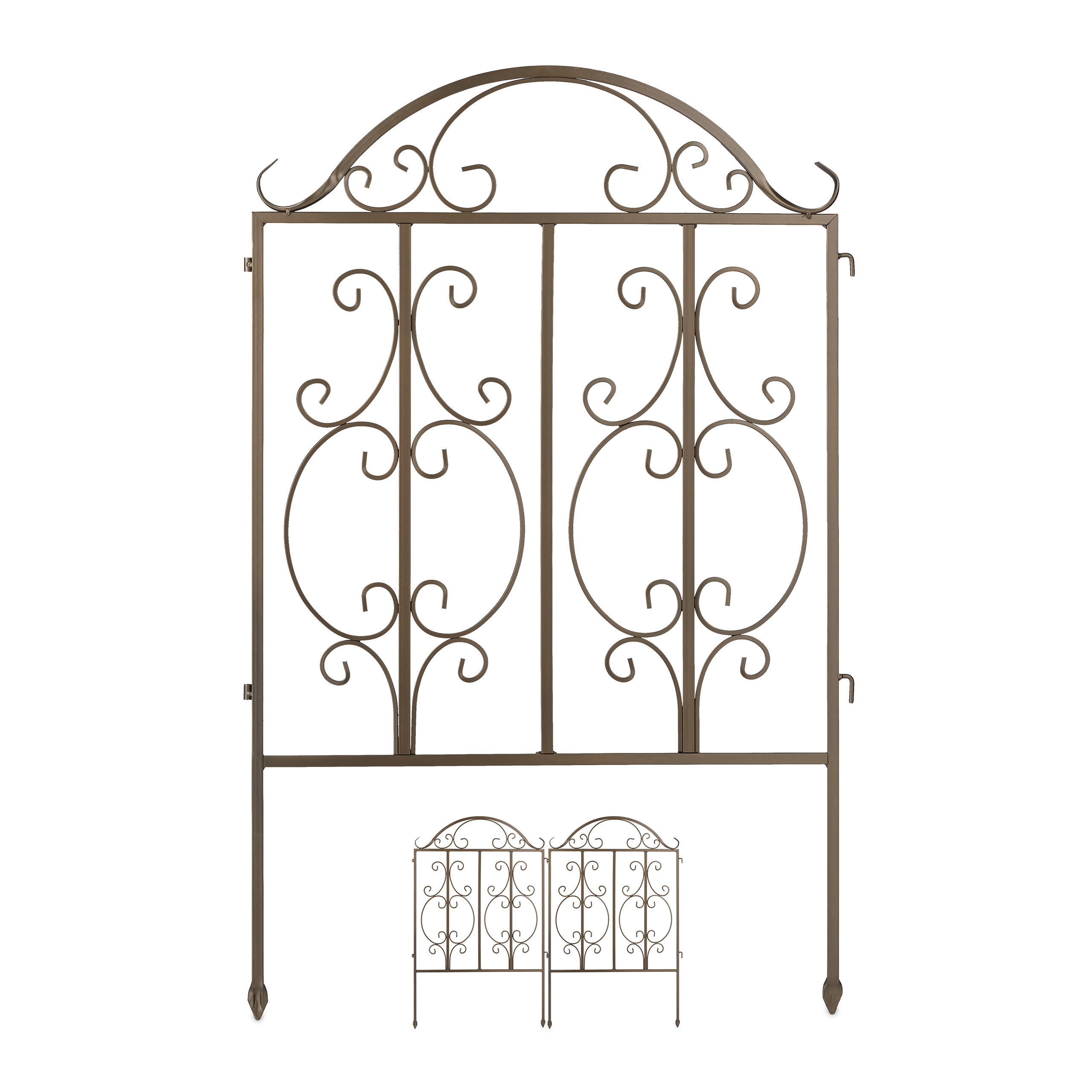 GARD Bronz grădină set-3-piese de-înfipt 98 cm