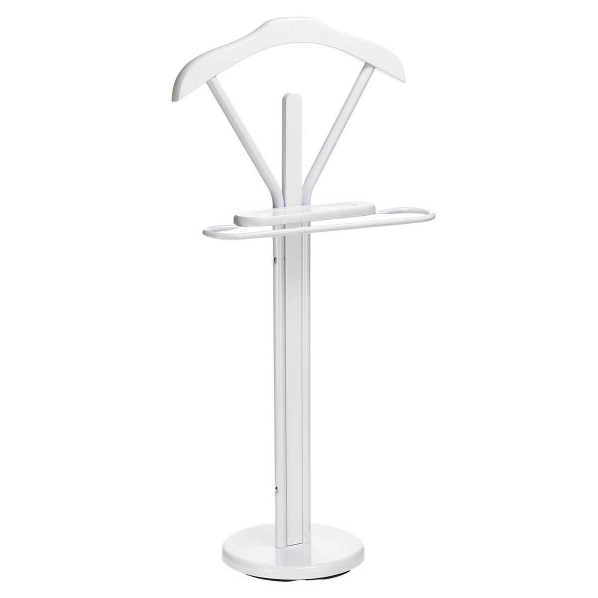 HERRENDIENER MATTEO - Weiß, Metall (50/108/28cm) - IDIMEX