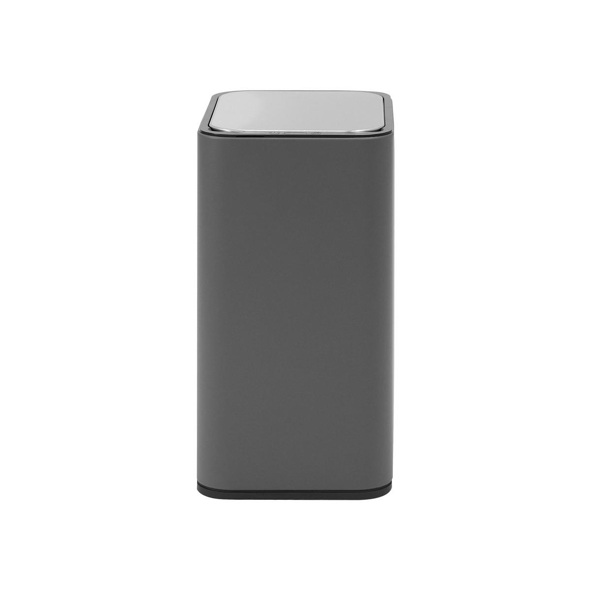 SENSORMÜLLEIMER SE13L - Grau, Metall (21/40/29cm) - SVITA