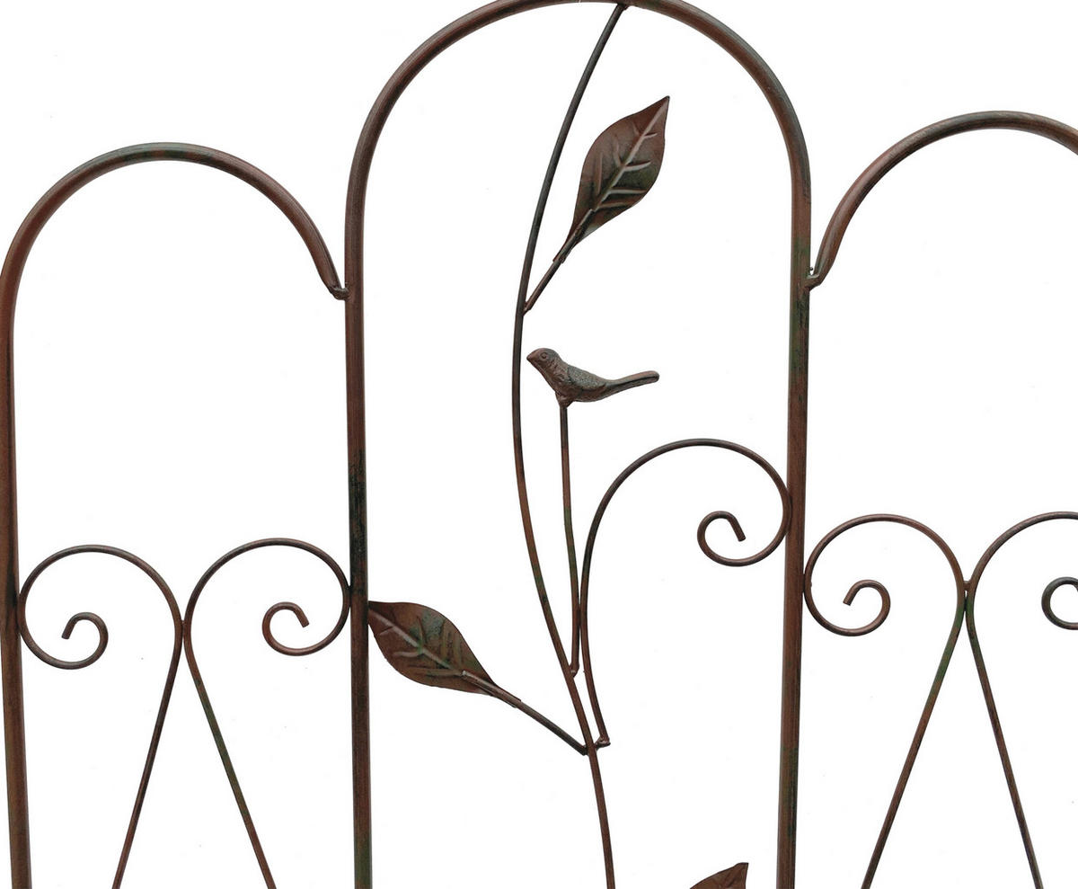 RANKHILFE Garten Metall 120 cm - Braun, Metall (50/120/1.5cm) - DanDiBo