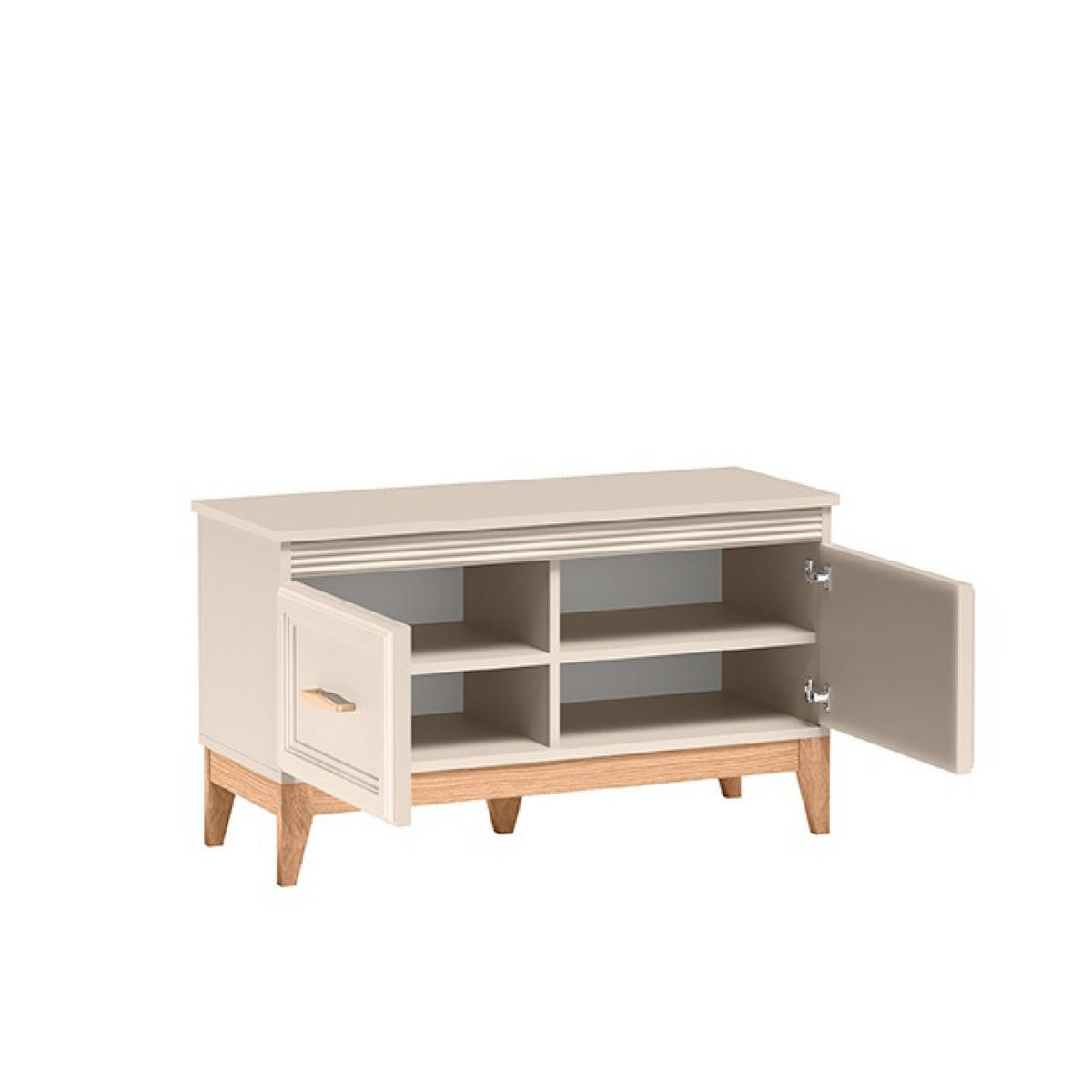 SCHUHSCHRANK Windsor W-20 92 x 52 x 35 cm Kaschmir - Kaschmir/Eichefarben, Eichenholz/Holzwerkstoff (92/52/35cm) - Koseto