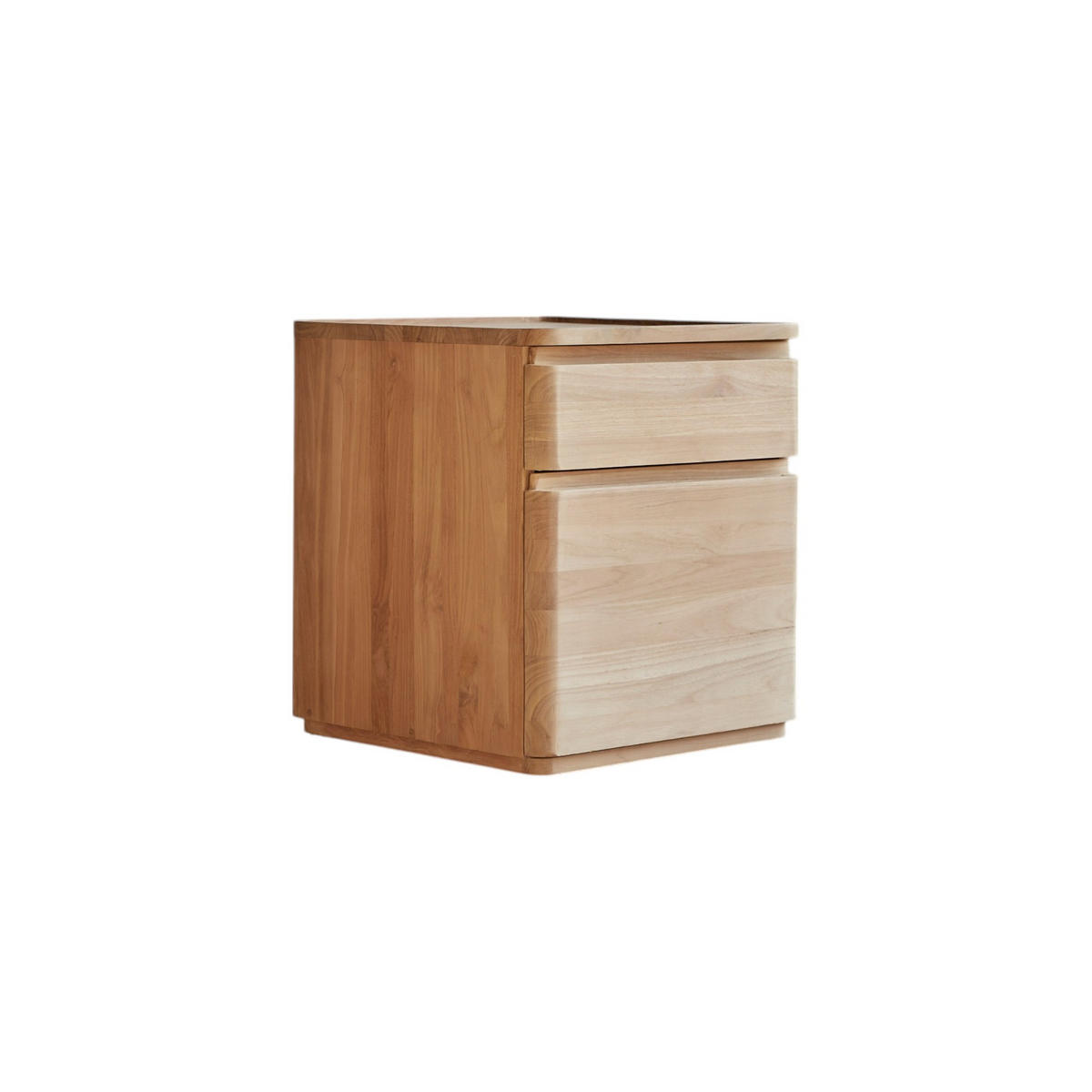 NACHTTISCH Nino Natur aus Teak - Naturfarben, Holz (45/50/45cm) - Tikamoon