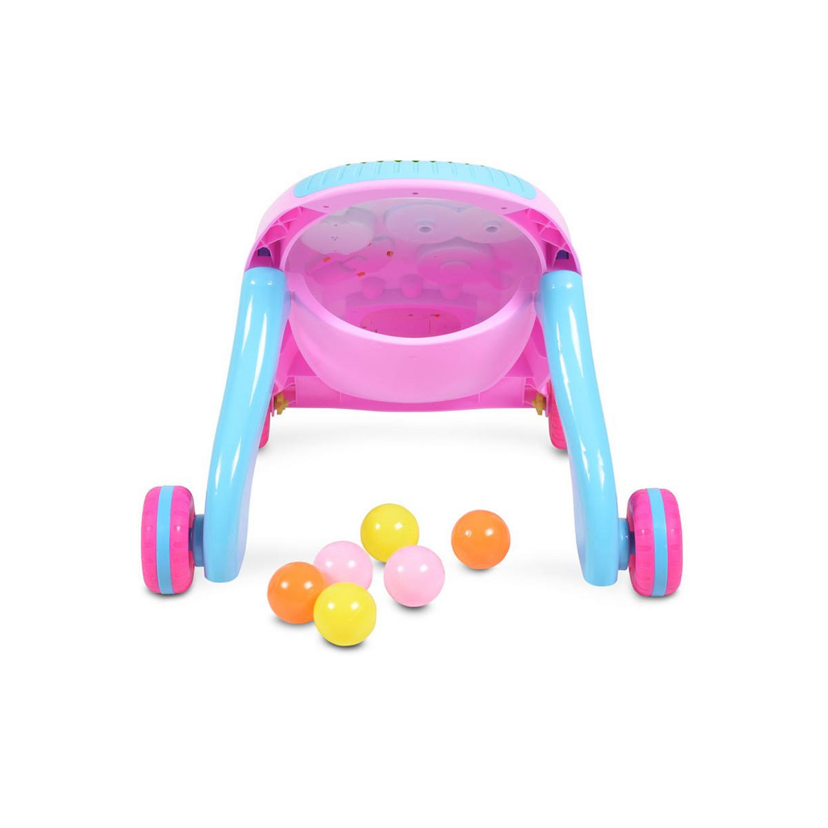 LAUFHILFE Kuchen 8779 rosa Musik- und Lichtfunktion, Spielbälle, ab 9 Monaten - Rosa, Kunststoff (47/39/41cm) - Moni