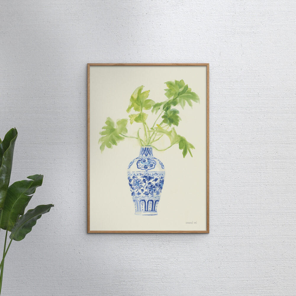 POSTER Wild Apple - Palm Chinoiserie III - Grün, Papier (70/100/0.1cm) - Poster&Frame