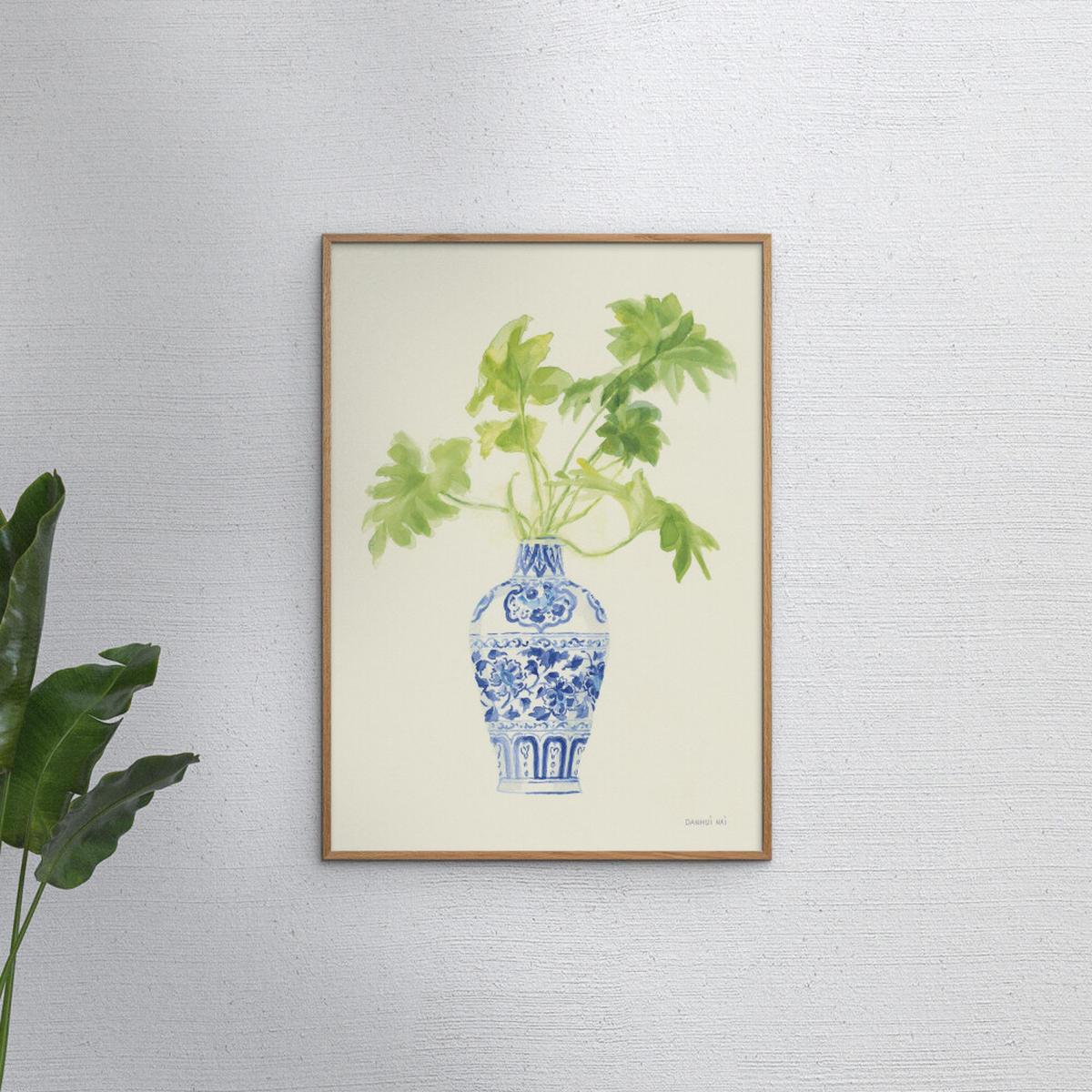 POSTER Wild Apple - Palm Chinoiserie III - Grün, Papier (70/100/0.1cm) - Poster&Frame