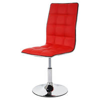 ESSZIMMERSTUHL 2er-Set 103x43x54cm Sitzhöhe 41cm Kunstleder Rot - Rot, Kunststoff (43/103/54cm) - CHEFGASTRO