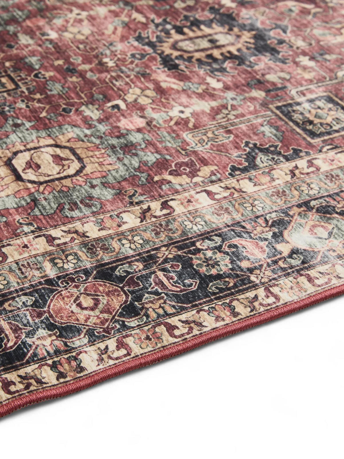 VINTAGE-TEPPICH George waschbar 240x340 cm - Multicolor, Kunststoff (240/340cm) - benuta