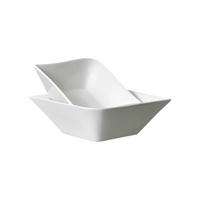 SERVIERSCHALEN-SET Melodie weiß 2er Set - Weiß, Keramik (1/1/1cm) - Ritzenhoff Breker