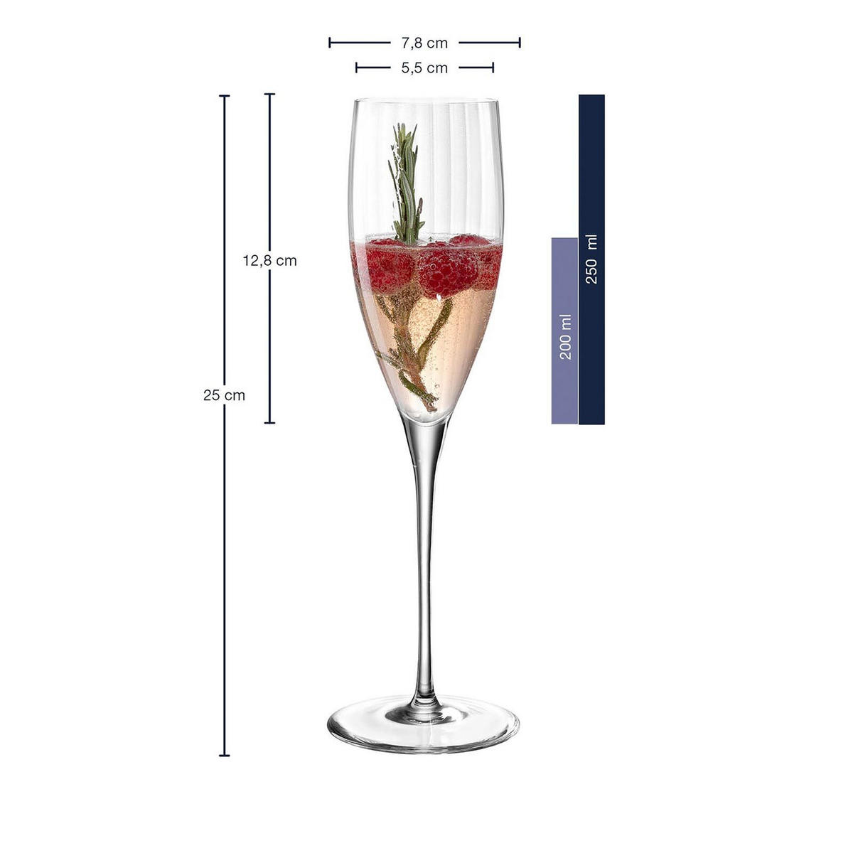 WEIN- UND SEKTGLÄSER SET Poesia transparent 6er Set - Transparent, Glas - Leonardo Living