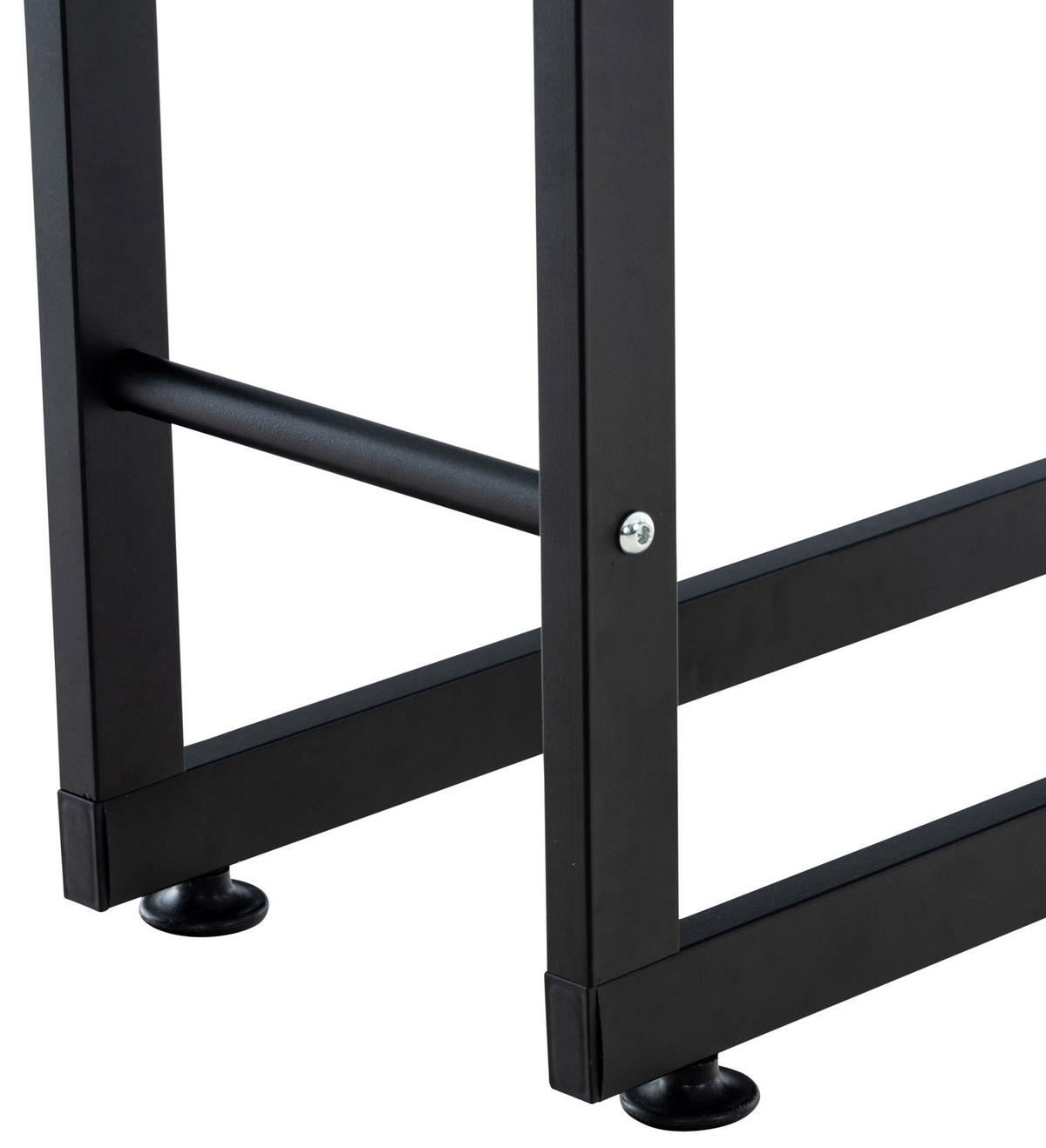KAMINHOLZSTÄNDER Kerry-II, 25x80x80 Schwarz - Schwarz, Metall (80/80/25cm) - TPFLiving