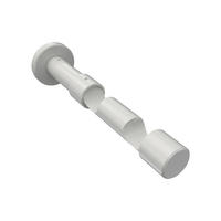 TRÄGER FÜR GARDINENSTANGEN 20 mm Ø, Prestige 2-läufig, Weiß - Weiß, Metall (16.2/4/4cm) - INTERDECO