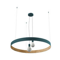 HÄNGELEUCHTE - Blau, Metall (6/80/80cm) - Lumicom