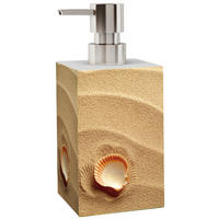 SEIFENSPENDER Clam - Beige/Creme, Kunststoff (8/16/8cm) - Sanilo