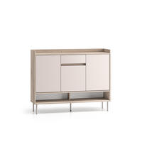 SIDEBOARD VOCO Beige 120x34x95 cm - Beige, Holzwerkstoff (120/95/34cm) - FURNLUX
