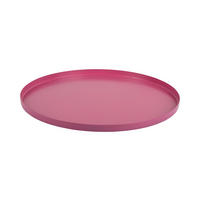 SERVIERTABLETT Servir 35/35/1 cm - Pink, Metall (35/1/35cm) - Present Time