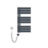 HEIZKÖRPER Elektrisch WLAN Thermostat Anthrazit - Anthrazit, Metall (40/76.2/5.9cm) - EMKE