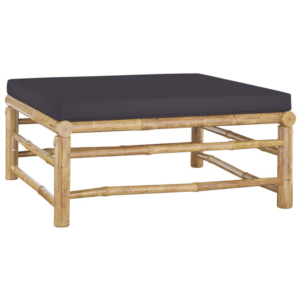 GARTENSET Renken 4-teilig - Grau, Naturmaterialien - Nettlife