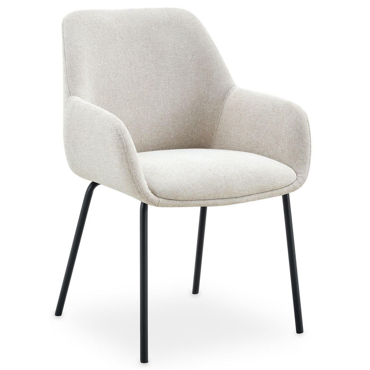 ESSZIMMERSTÜHLE TURSI 2er-Set beige - Beige, Textil (56/83/55cm) - IDIMEX