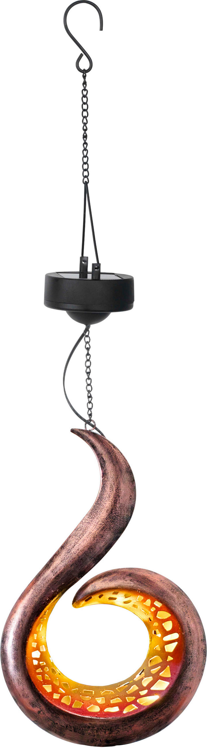 Northpoint Solar-Led-Gartenleuchte Rost 7x60x17 cm