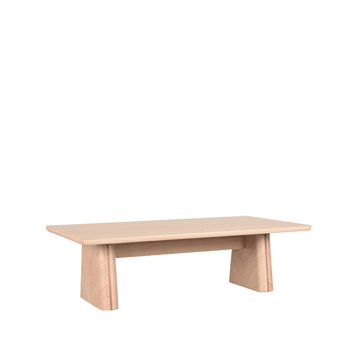COUCHTISCH Jule Braun 70/140/40 cm - Hellbraun, Holz (70/140/40cm) - LABEL51