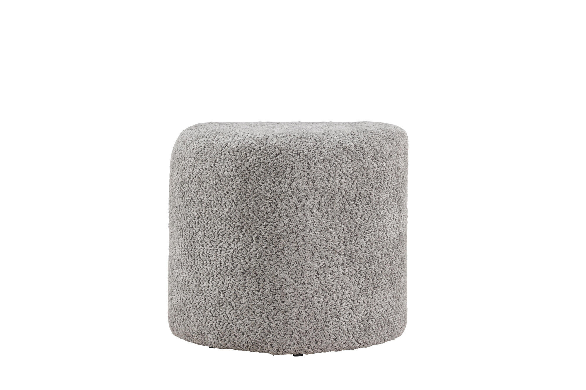 SITZPOUF PEG Grau 46x46x41 cm - Grau, Textil (46/41/46cm) - FURNLUX