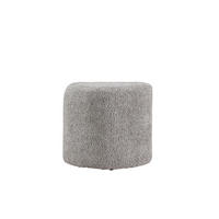 SITZPOUF PEG Grau 46x46x41 cm - Grau, Textil (46/41/46cm) - FURNLUX