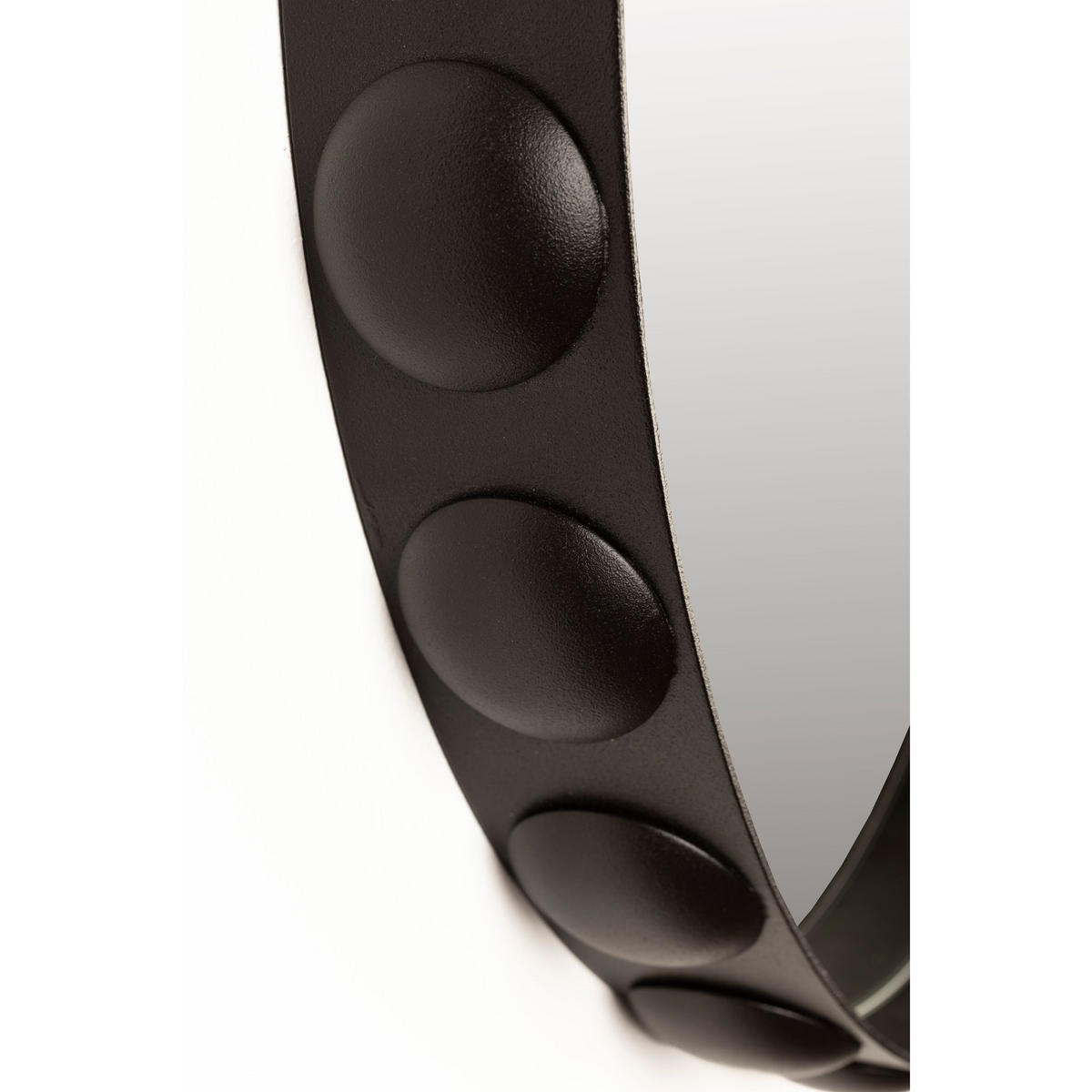 WANDSPIEGEL Bubbles Dunkelbraun - Braun, Metall (50/50/6cm) - Zuiver