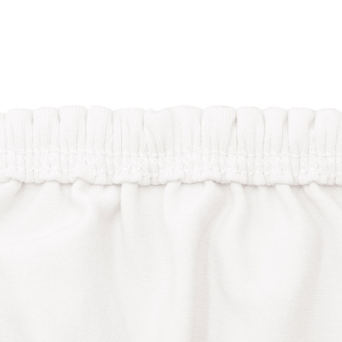 SPANNBETTLAKEN, 100x200 cm, 94% Baumwolle, 6% Elasthan, Weiß - Weiß, Textil (100/200cm) - Zollner