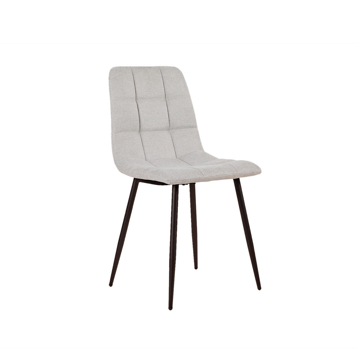 ESSZIMMERSTUHL Ailan Grau 43 cm x 88 cm - Grau, Textil (43/88/56cm) - Klast Home