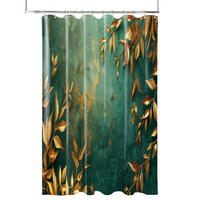 DUSCHVORHANG Greego 180 x 200 cm - Gelb, Textil (180/200cm) - Sanilo