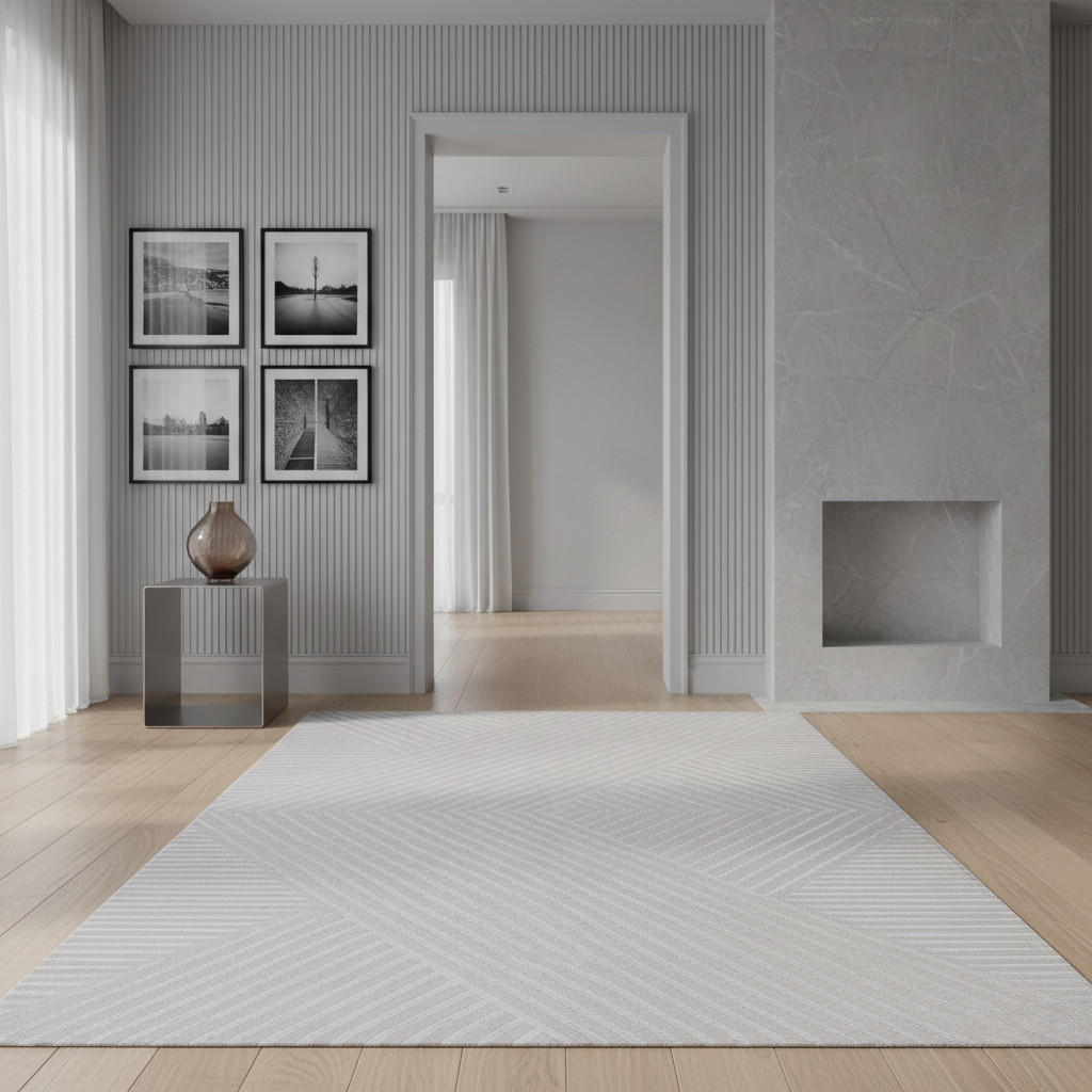 Thumbnail - Kadima Design Teppich, Silber, Textil, Abstrakt, Rechteckig, 160x230 cm, pflegeleicht, Teppiche & Böden, Teppiche