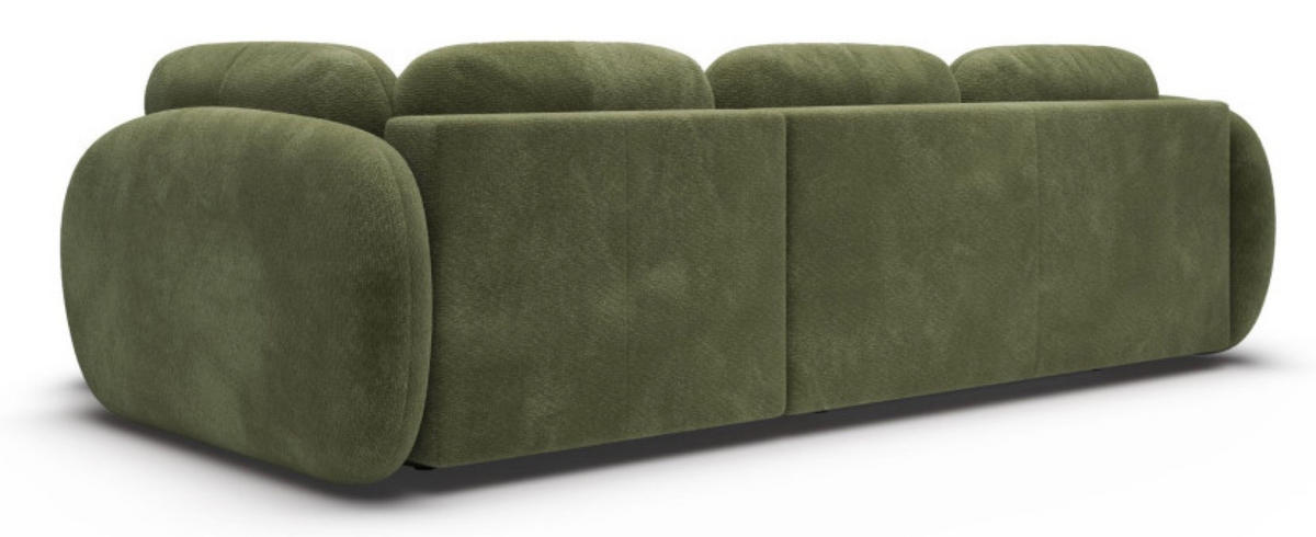 ECKSOFA Grün OLIVIO II Ausziehbar Rechts - Grün, Textil (190/289cm) - Sepro Meble