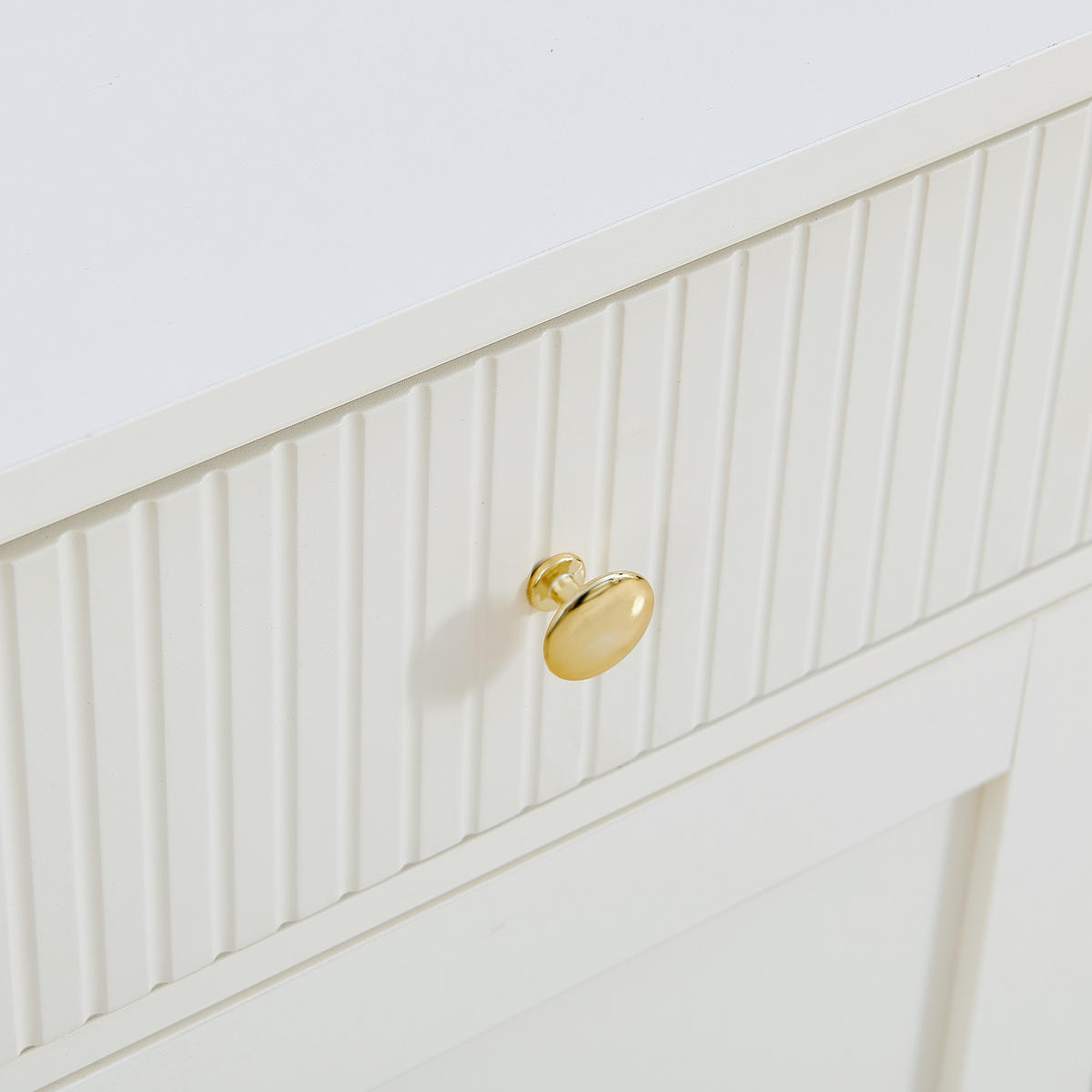 SIDEBOARD Weiß 160/40/82 cm - Weiß, Holzwerkstoff (160/82/40cm) - PANGIVO