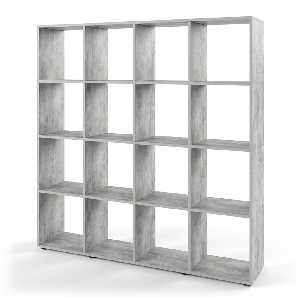 RAUMTEILER Karree Grau 138.5 x 142.5 cm - Grau, Holzwerkstoff (138.5/142.5/29cm) - Vicco